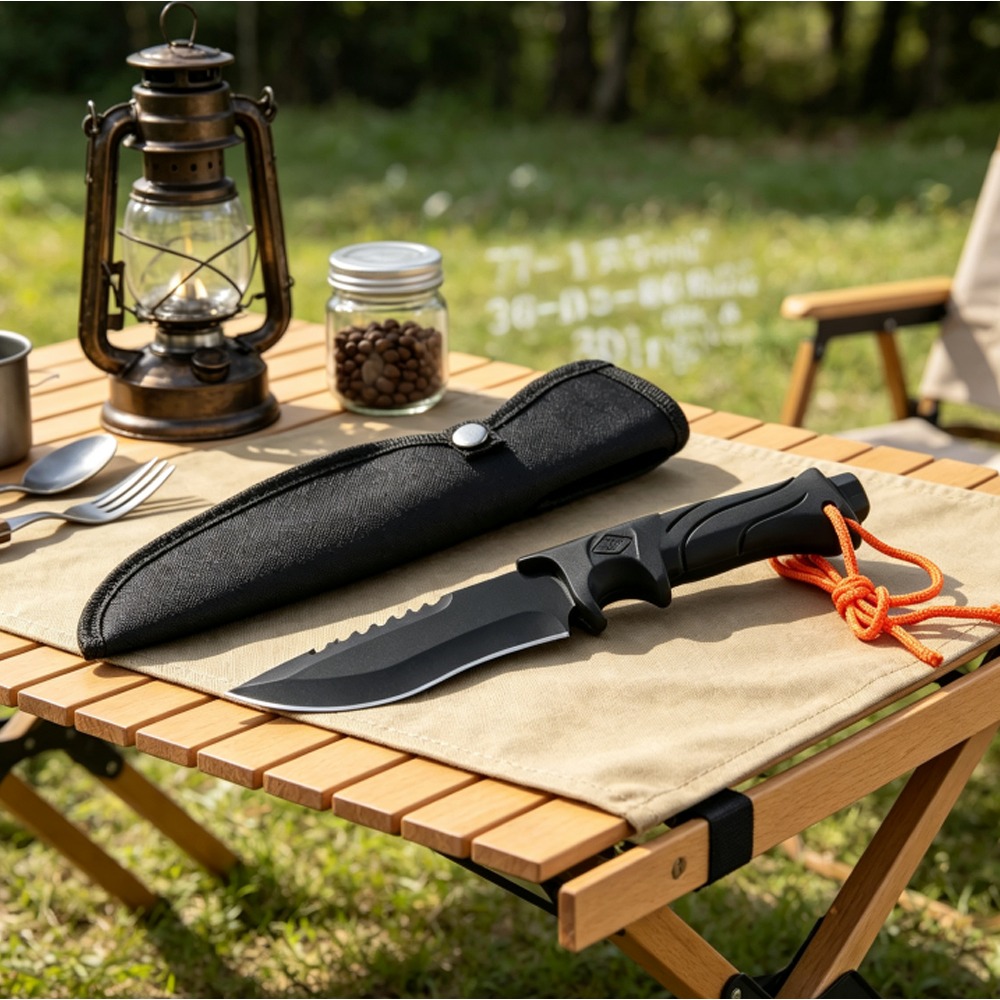 Dive Knife Titanium - 다용도 캠핑 생존 EDC 나이프 고경도