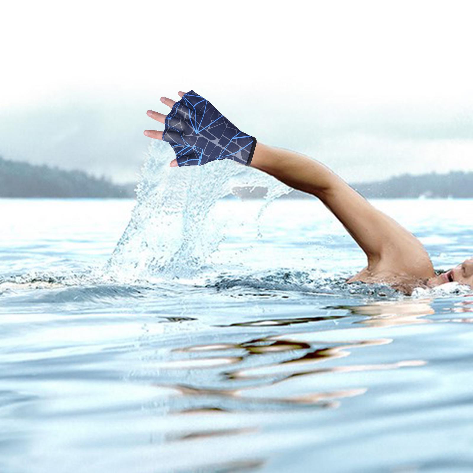 전문 수영 장갑 유니섹스 수상 스포츠 패들 수영 핸드핀 - Aquatic Sports Swimming 리뷰 및 가격