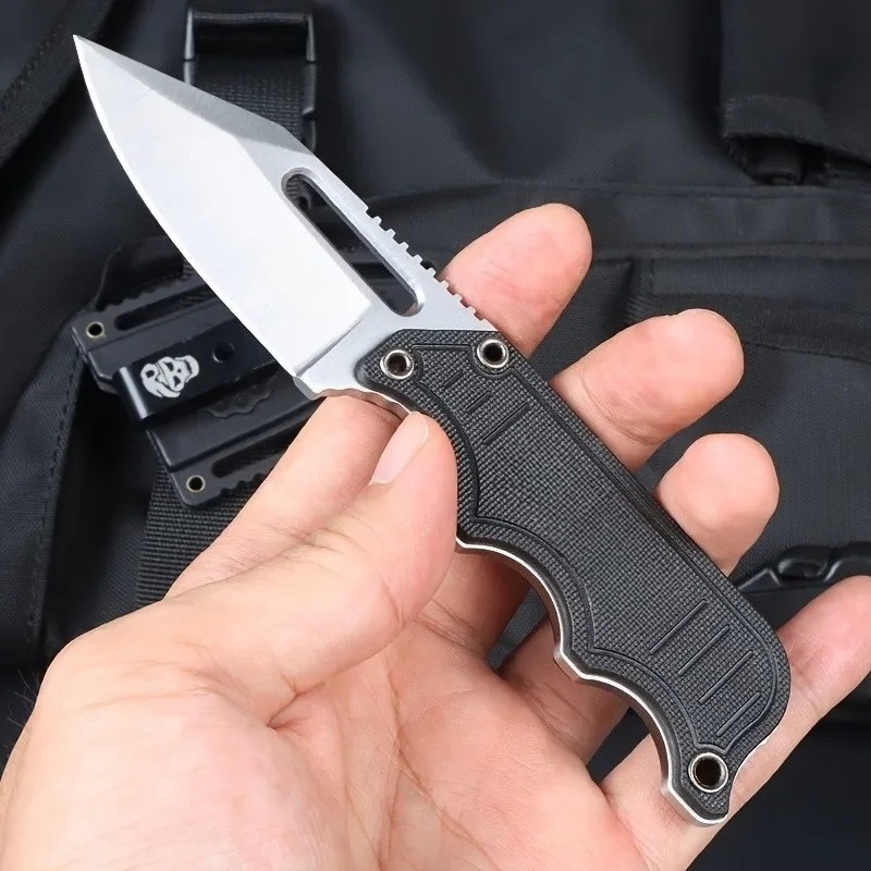 미니 고정 블레이드 나이프 G10 핸들 5Cr15MoV - Dive Knife Titanium 리뷰 및 가격