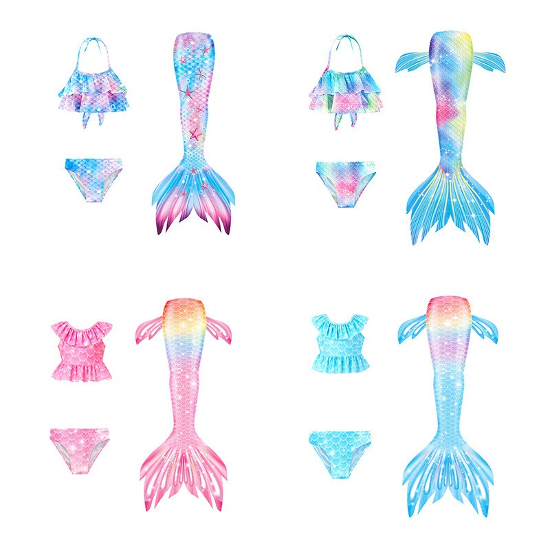 소녀 인어 꼬리 코스프레 의상 해변 수영복 공주 스타일 - Aquatic Sports Wear 리뷰 및 가격