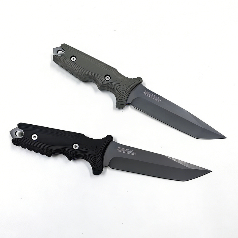 8071 고품질 스테인리스 스틸 직선 나이프 - 440 - Dive Knife Titanium 리뷰 및 가격